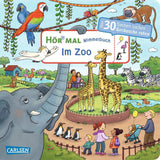 Carlsen Verlag Hör mal (Soundbuch): Wimmelbuch: Im Zoo