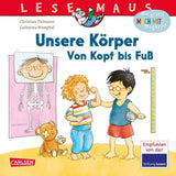Carlsen Verlag LESEMAUS 167: Unsere Körper – Von Kopf bis Fuß