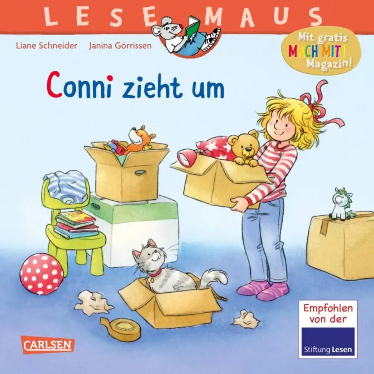 Carlsen Verlag LESEMAUS 66: Conni zieht um