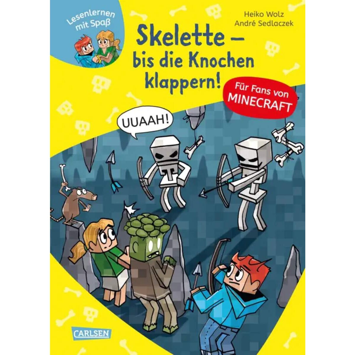 Carlsen Verlag Minecraft 7: Skelette – bis die Knochen klappern!