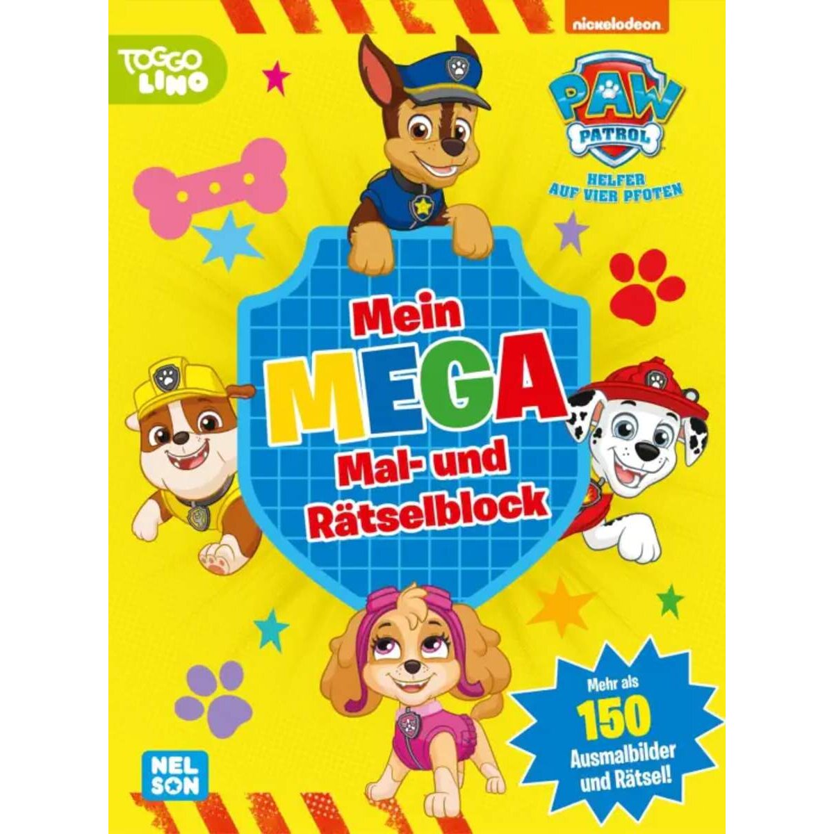 Carlsen Verlag PAW Patrol: Mein Mega Mal- und Rätselblock