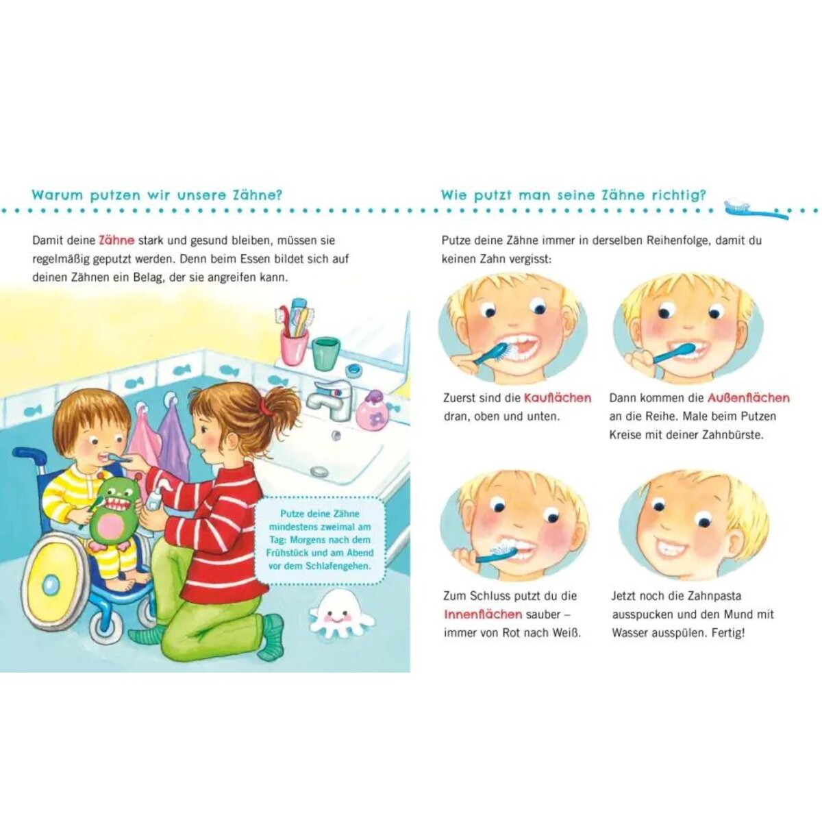 Carlsen Verlag Unkaputtbar: Erstes Wissen: Zahnbürste, Töpfchen und Badewanne