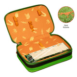 Coppenrath Verlag 3-fach Federmäppchen T-Rex World grün 12 x 20 x 7 cm