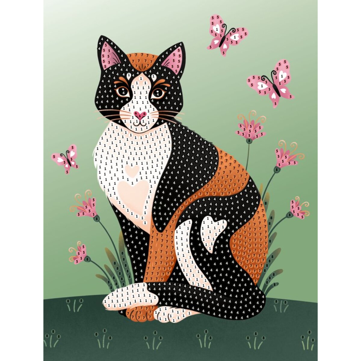 Coppenrath Verlag Diamond Painting - Cat (100% selbst gemacht)