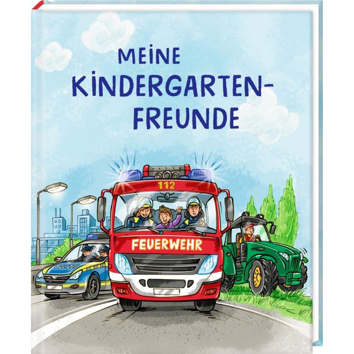 Coppenrath Verlag Freundebuch: Meine Kindergartenfreunde - Bunte Fahrzeuge