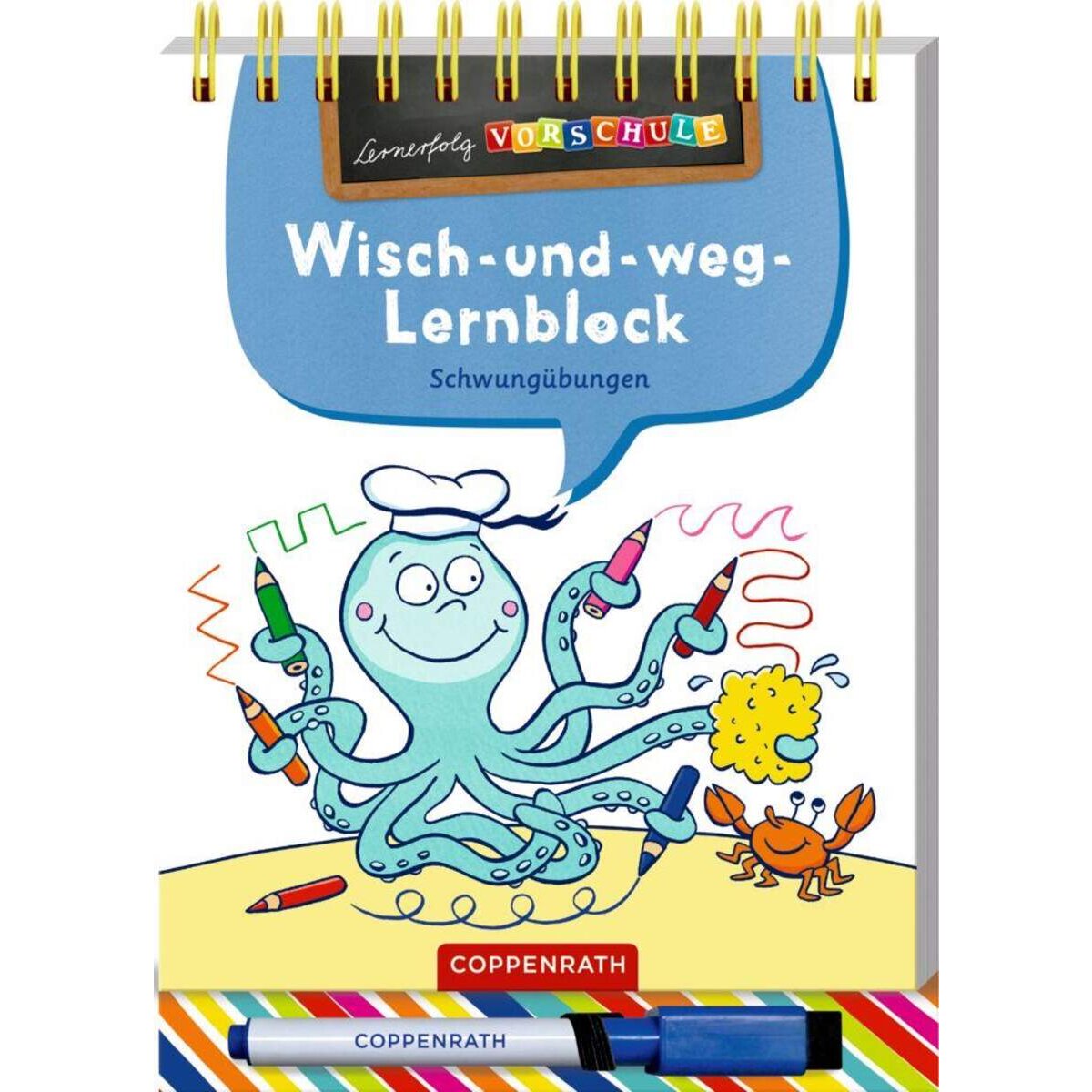 Coppenrath Verlag Lernerfolg Vorschule: Schwungübungen (Wisch&weg-Lernblock)