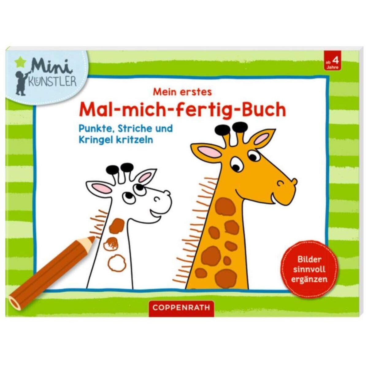 Coppenrath Verlag Mein erstes Mal-mich-fertig-Buch (Mini-Künstler)