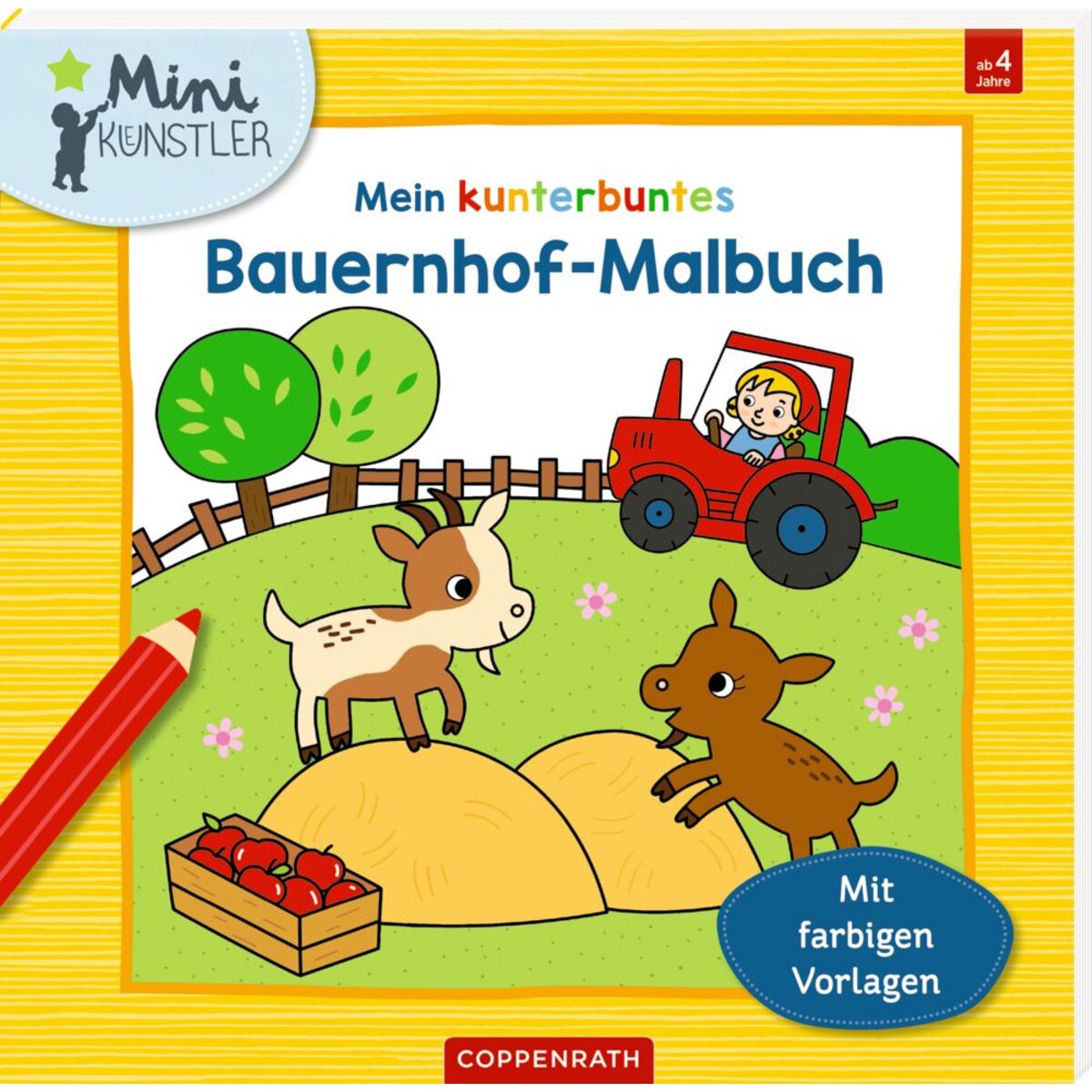 Coppenrath Verlag Mein kunterbuntes Bauernhof-Malbuch (Mini-Künstler)