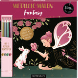 Coppenrath Verlag Metallic-Malen Fantasy (m. Metallic-Buntstiften) - 100% s.g.