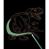 Coppenrath Verlag Metallic-Malen (mit Metallic-Buntstiften) - T-Rex World