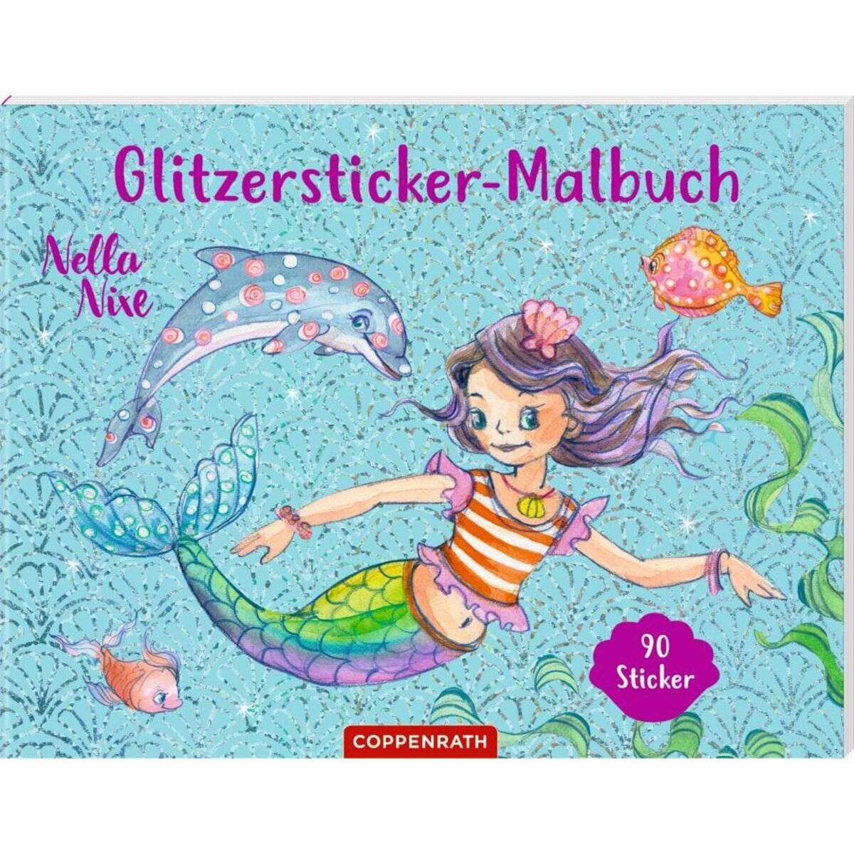 Coppenrath Verlag Nella Nixe: Glitzersticker-Malbuch