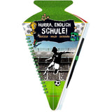 Coppenrath Verlag Schultüten-Kratzelbuch: Hurra, endlich Schule! (Fußball)