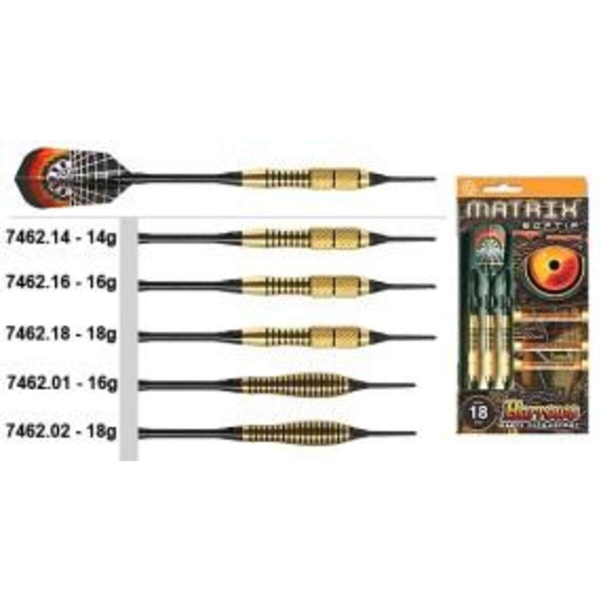 Dartpoint Harrows Matrix 16g