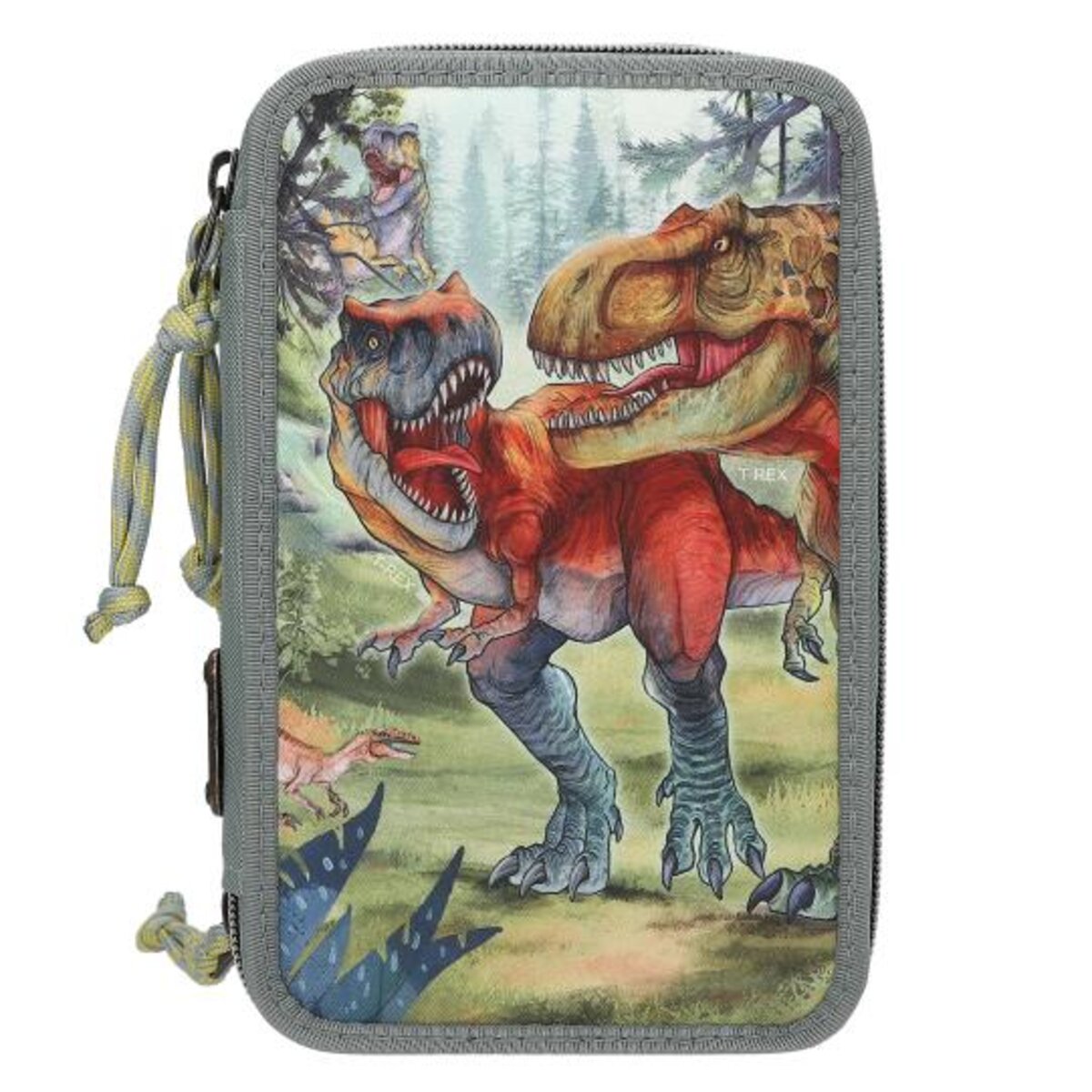 Depesche Dino World 3 Fach Federtasche BITE