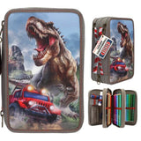 Depesche Dino World 3 Fach Federtasche NEW WORLD