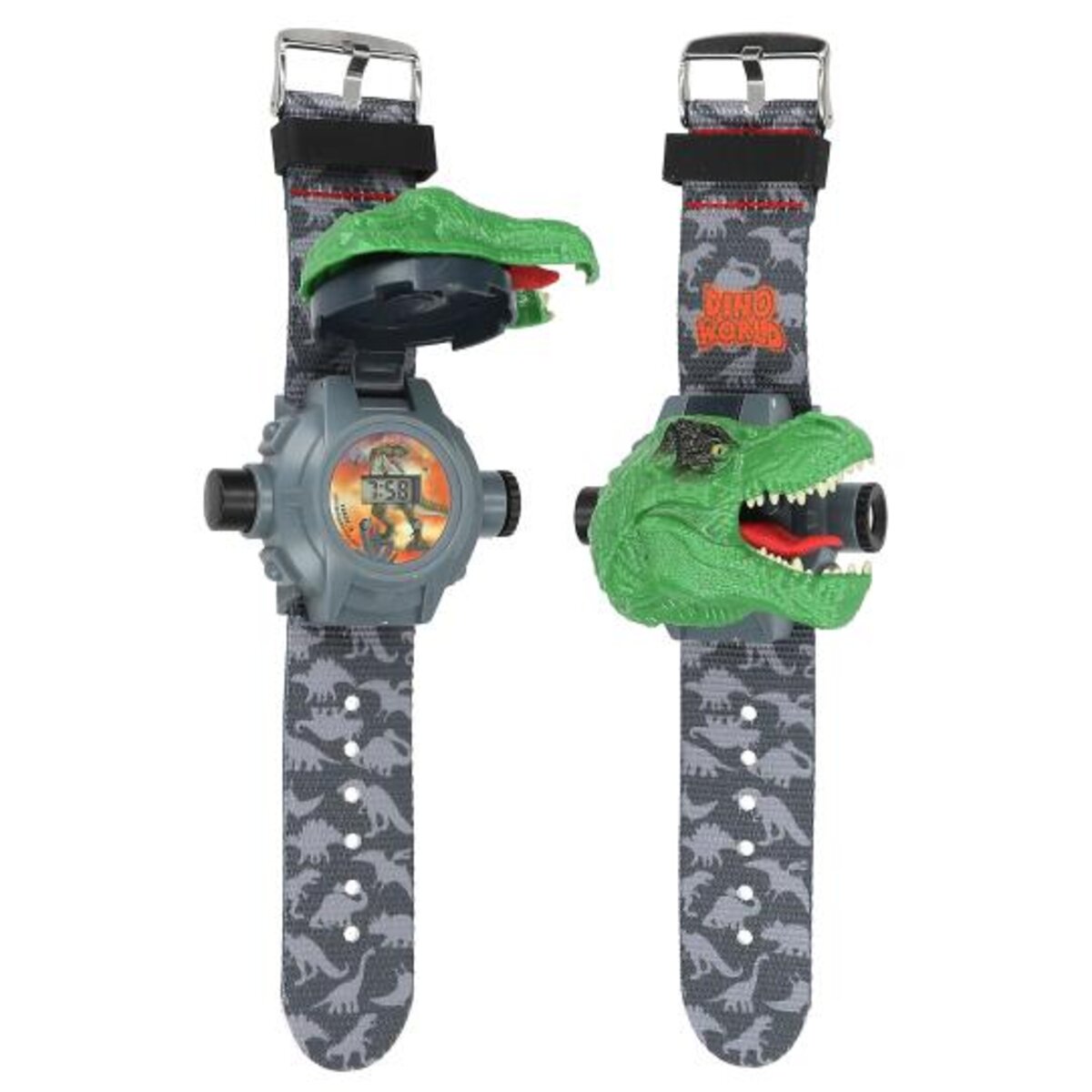 Depesche Dino World Armbanduhr mit eingebautem Projektor f. Dinobilder