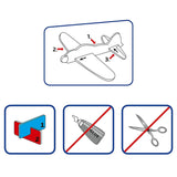 Depesche Dino World Build Your Dino Glider, 1 Stück, 6-fach sortiert