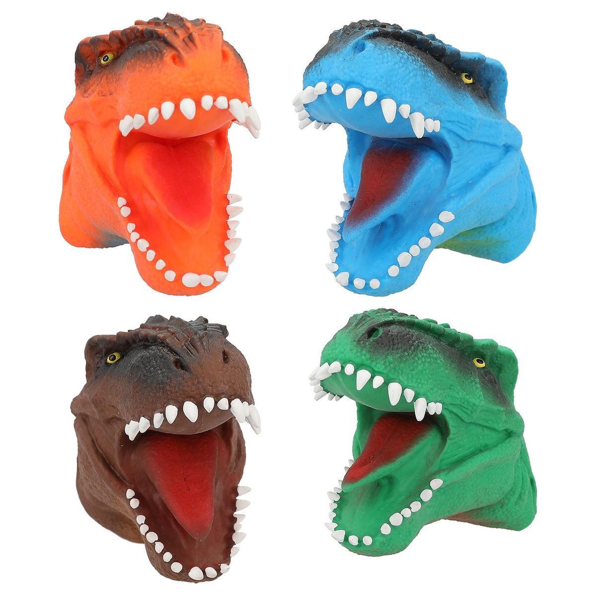Depesche Dino World Dino Handpuppe, 1 Stück, 4-fach sortiert