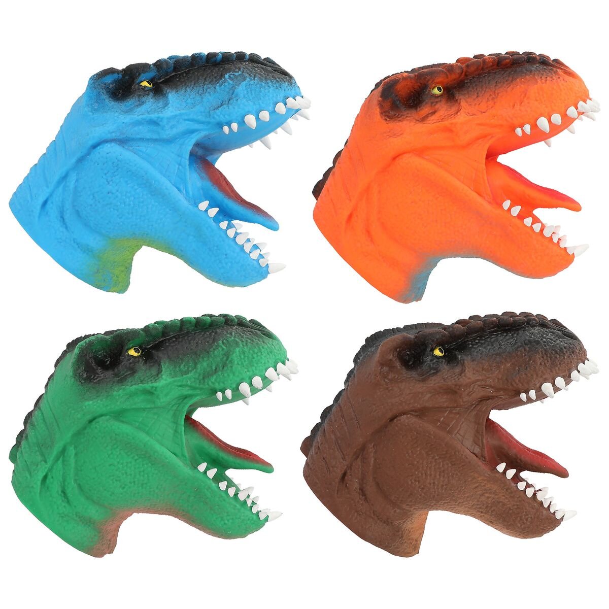 Depesche Dino World Dino Handpuppe, 1 Stück, 4-fach sortiert