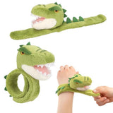 Depesche Dino World Klipp Klapp Armband Plüsch,1 Stück, 4-fach sortiert