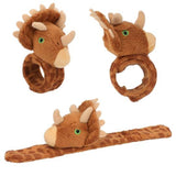 Depesche Dino World Klipp Klapp Armband Plüsch,1 Stück, 4-fach sortiert