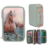Depesche Miss Melody 3-fach Federtasche Romantic Fields