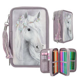 Depesche Miss Melody 3 Fach Federtasche FANTASY HORSE