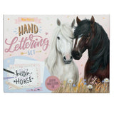 Depesche Miss Melody Briefbox Handlettering Pferde Kreativset