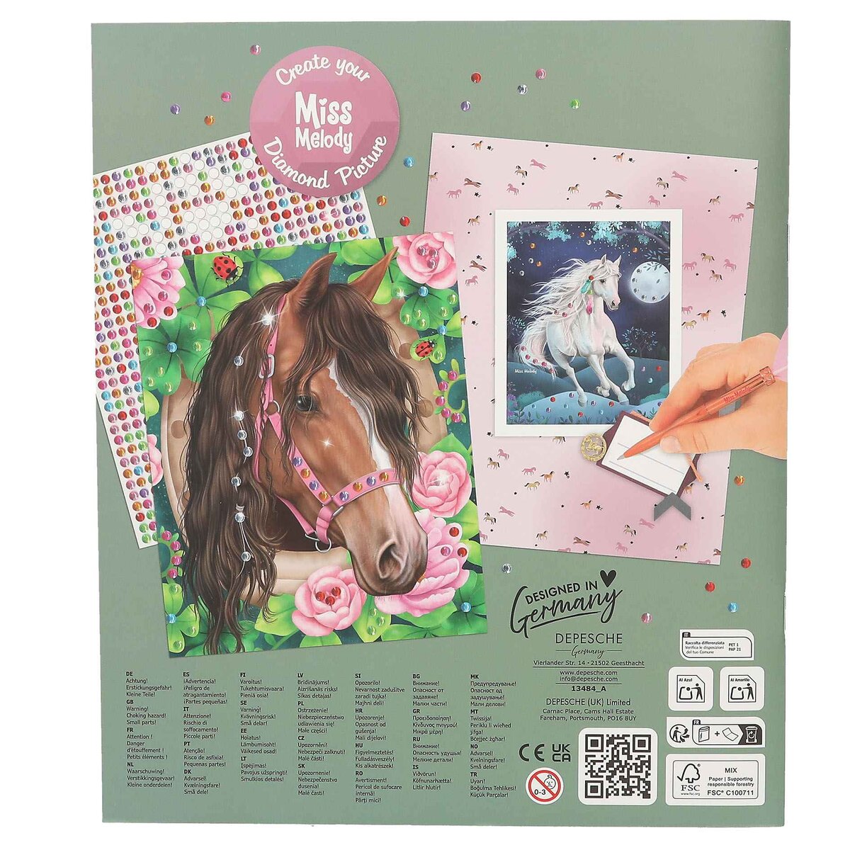Depesche Miss Melody Create your Diamond Picture Stickerbuch