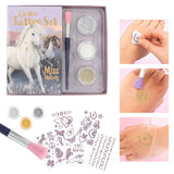 Depesche Miss Melody Glitzer Tattoo Set NIGHT HORSES