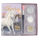 Depesche Miss Melody Glitzer Tattoo Set NIGHT HORSES