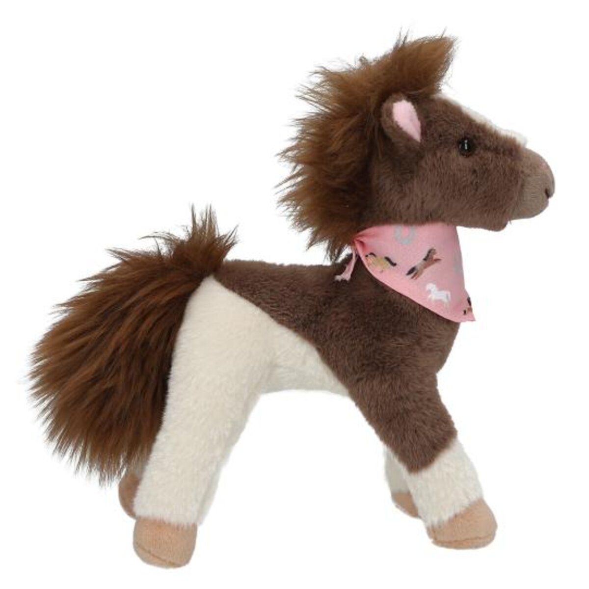 Depesche Miss Melody Plüschpferd Braun Weiß 18 cm