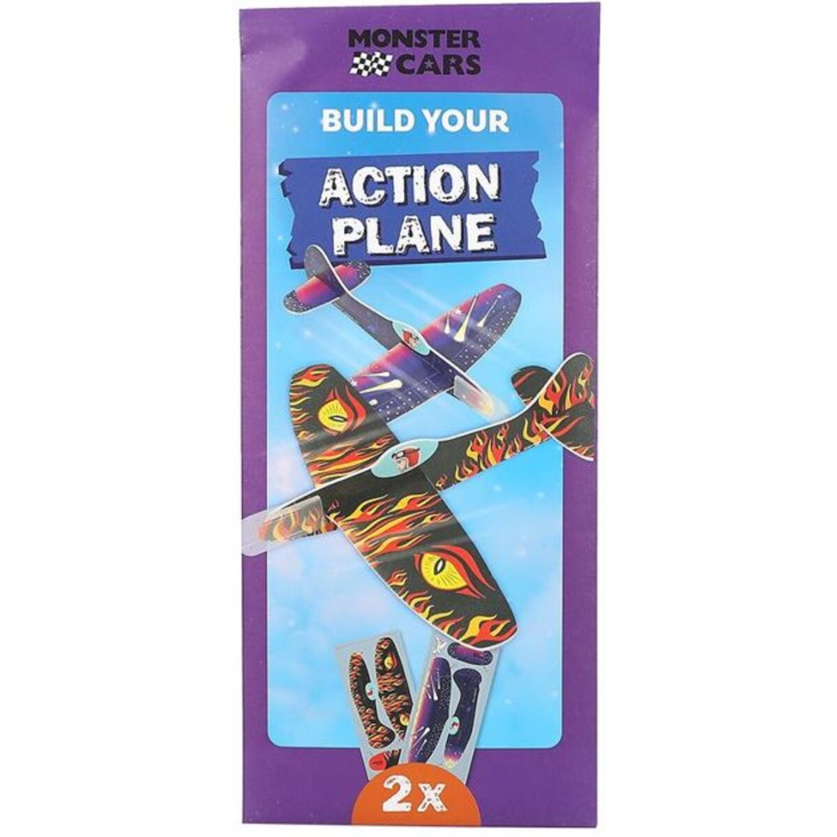 Depesche Monster Cars Build your Action Glider, 1 Packung, 6-fach sortiert