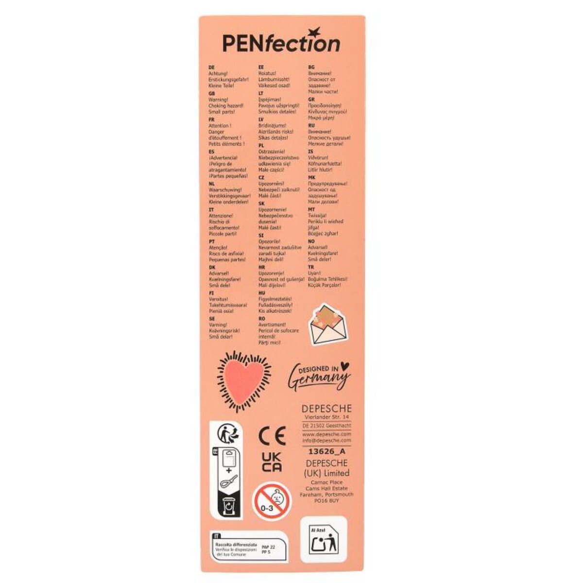 Depesche PENfection Notizbuch Set LEO mit 2 Highlighter 1 Gelstift