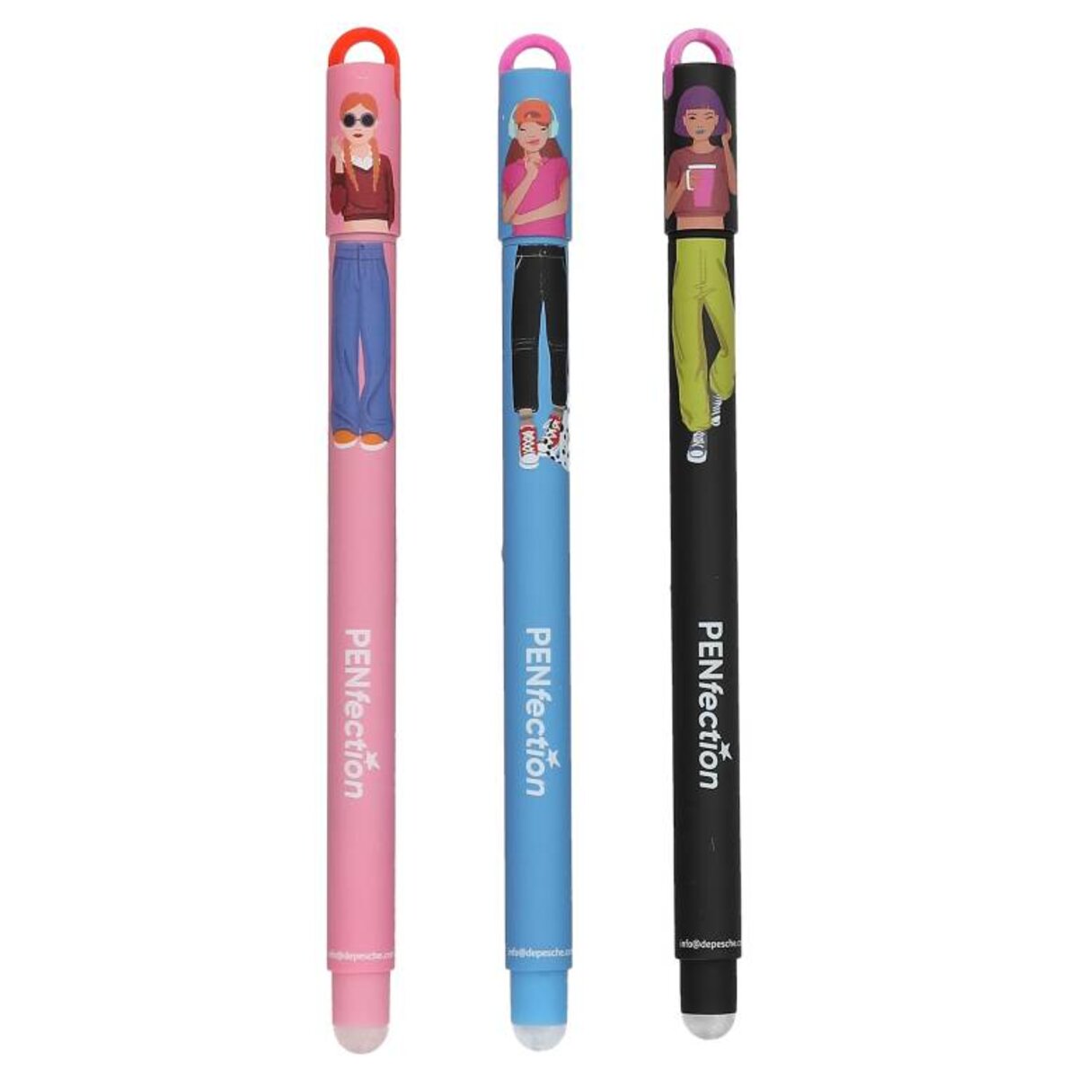 Depesche PENfection Persoly Gel Stift, 1 Stück, 3-fach sortiert