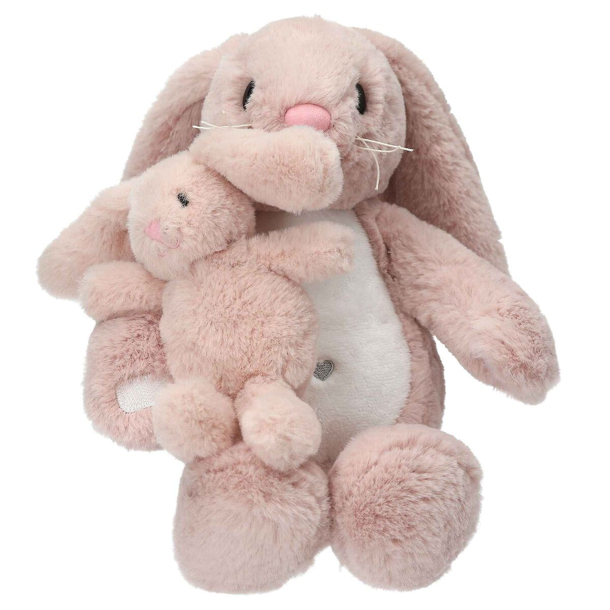 Depesche Princess Mini Plüsch Hase Nelly mit Baby
