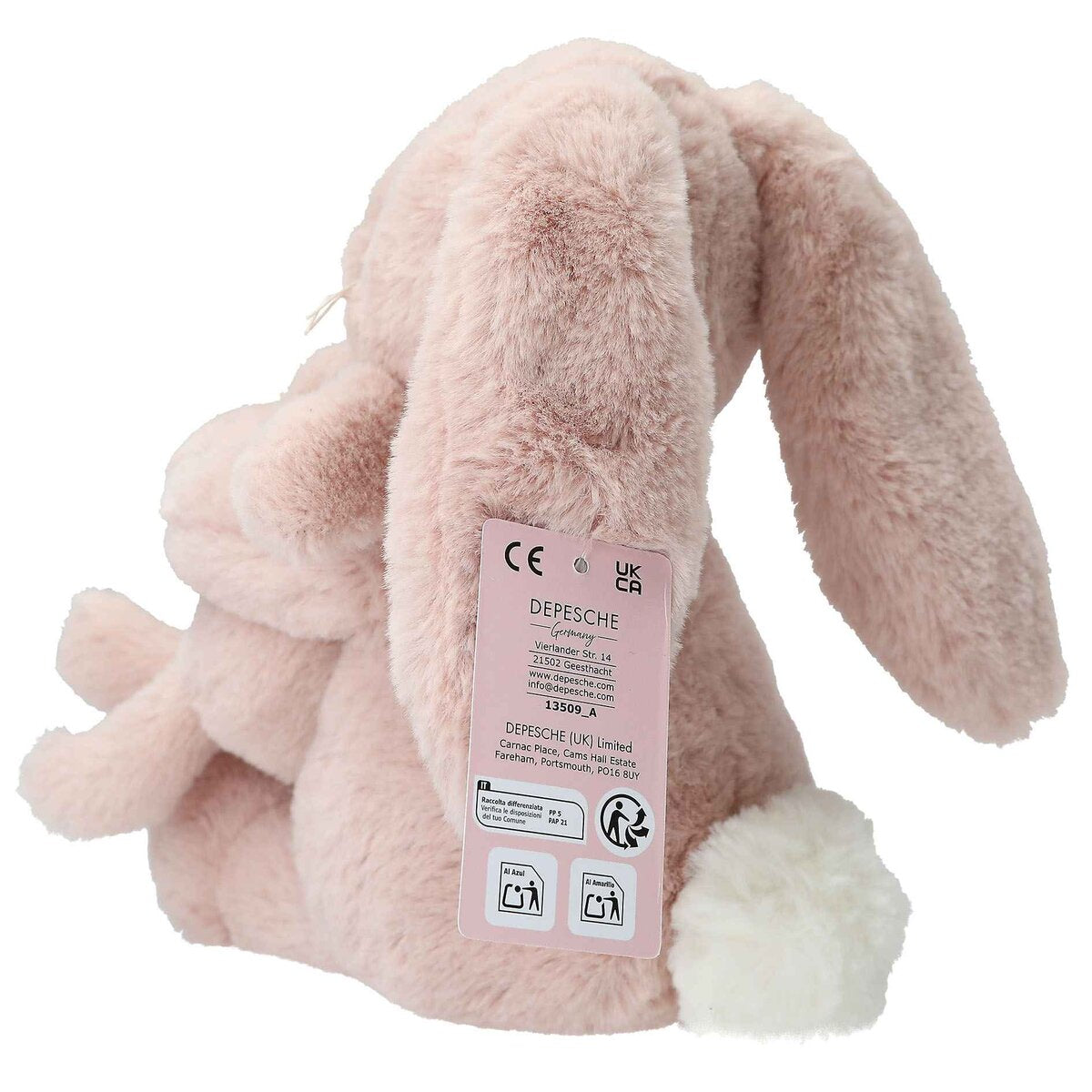 Depesche Princess Mini Plüsch Hase Nelly mit Baby