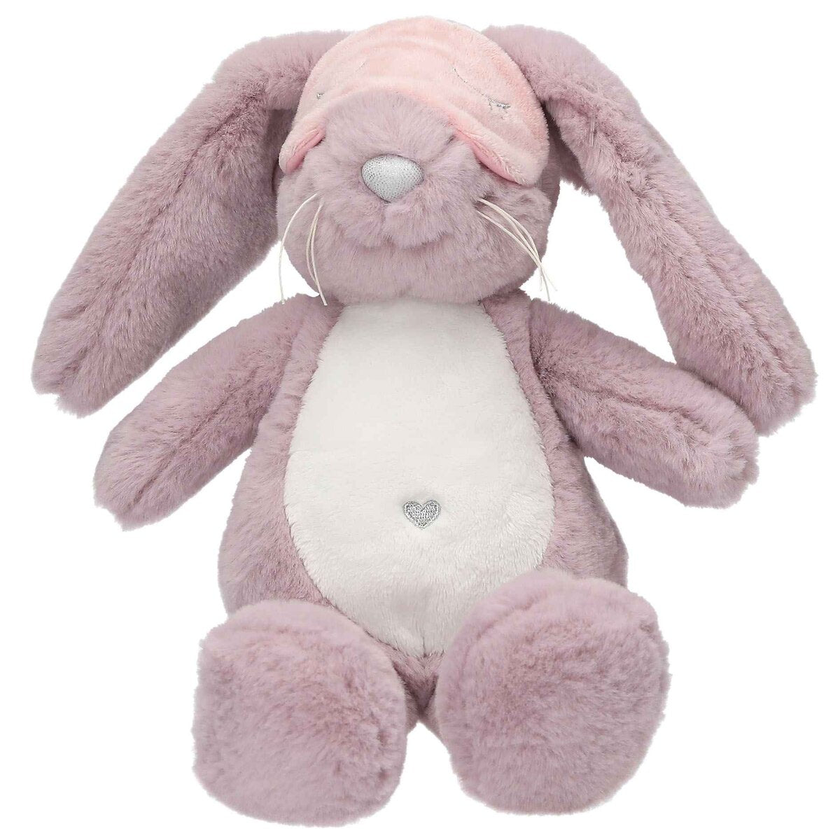 Depesche Princess Mini Plüsch Hase lila mit Schlafmaske
