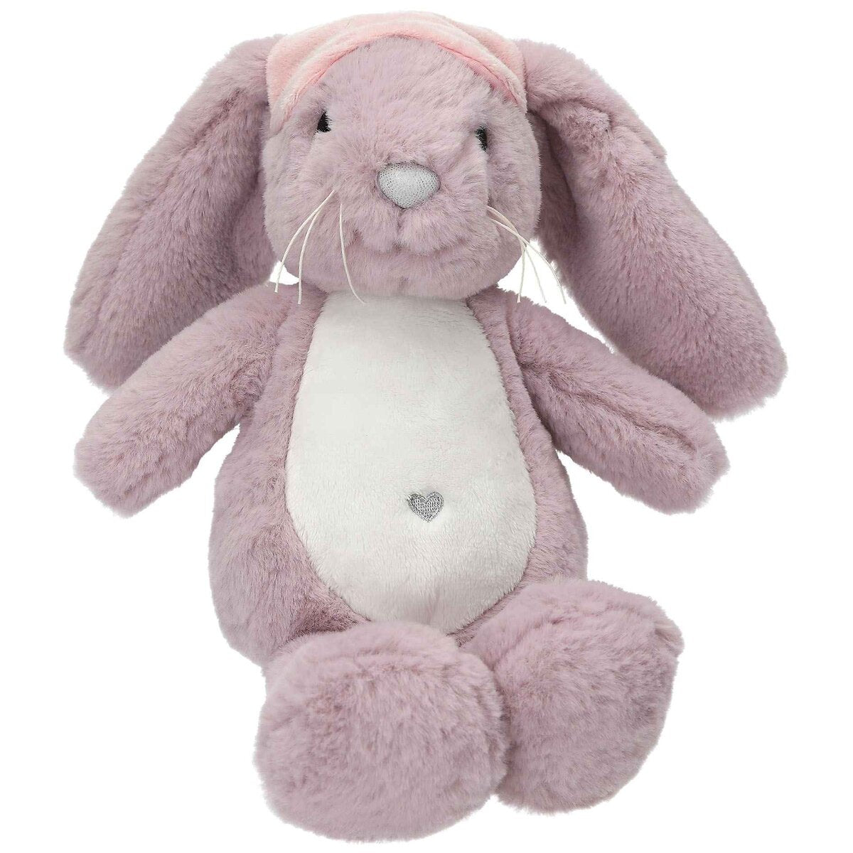Depesche Princess Mini Plüsch Hase lila mit Schlafmaske