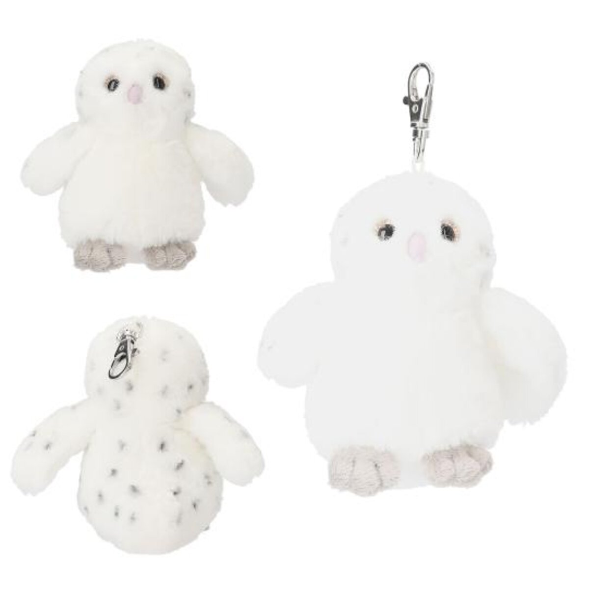 Depesche Snukis Plüschanhänger Eule, 3-fach sortiert