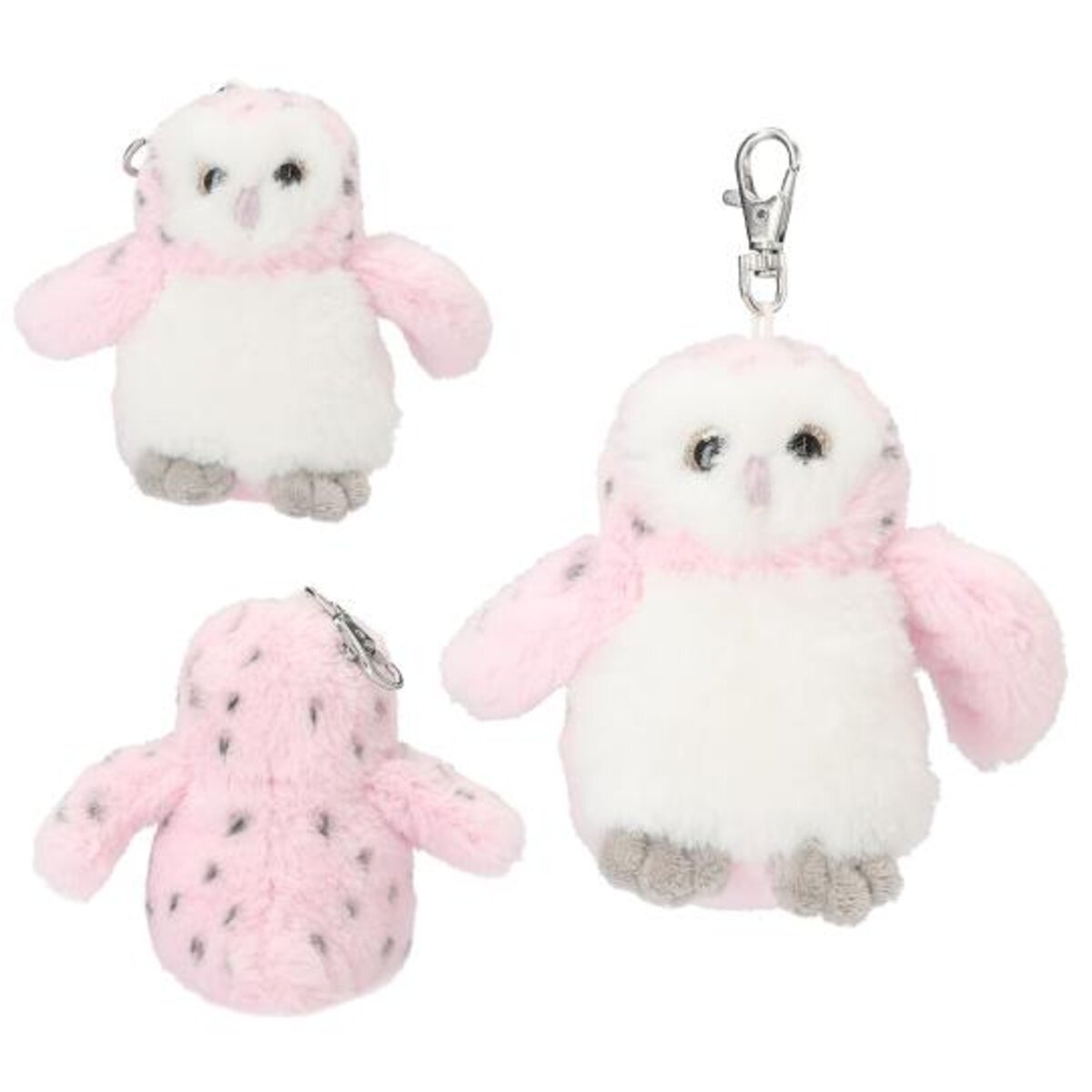 Depesche Snukis Plüschanhänger Eule, 3-fach sortiert