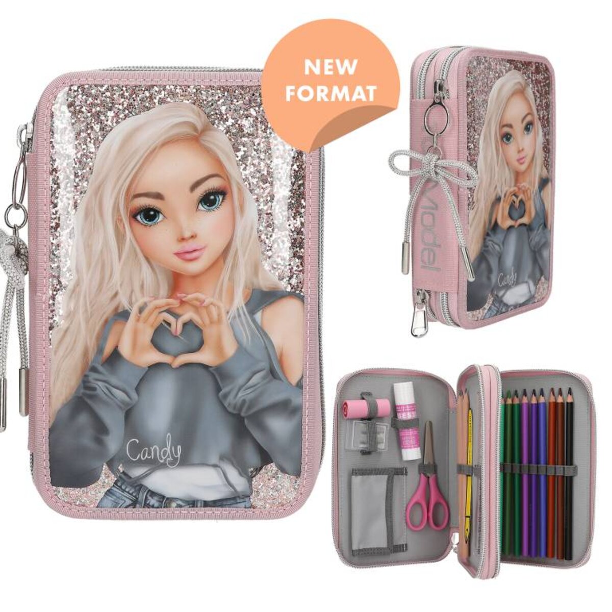 Depesche TOPModel 2 Fach Federtasche  komplett gefüllt MY BFF