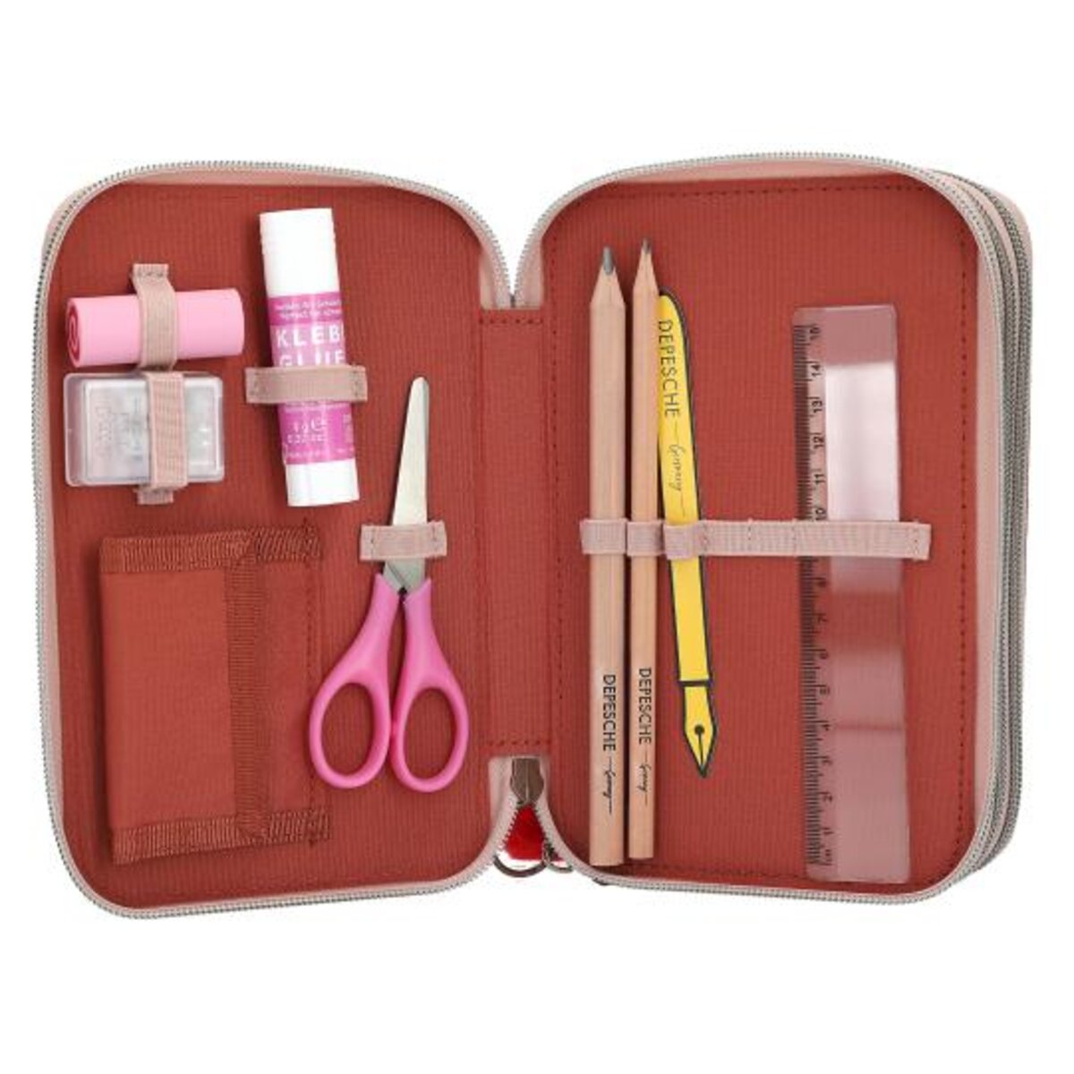 Depesche TOPModel 3 Fach Federtasche FUR EVER FRIENDS