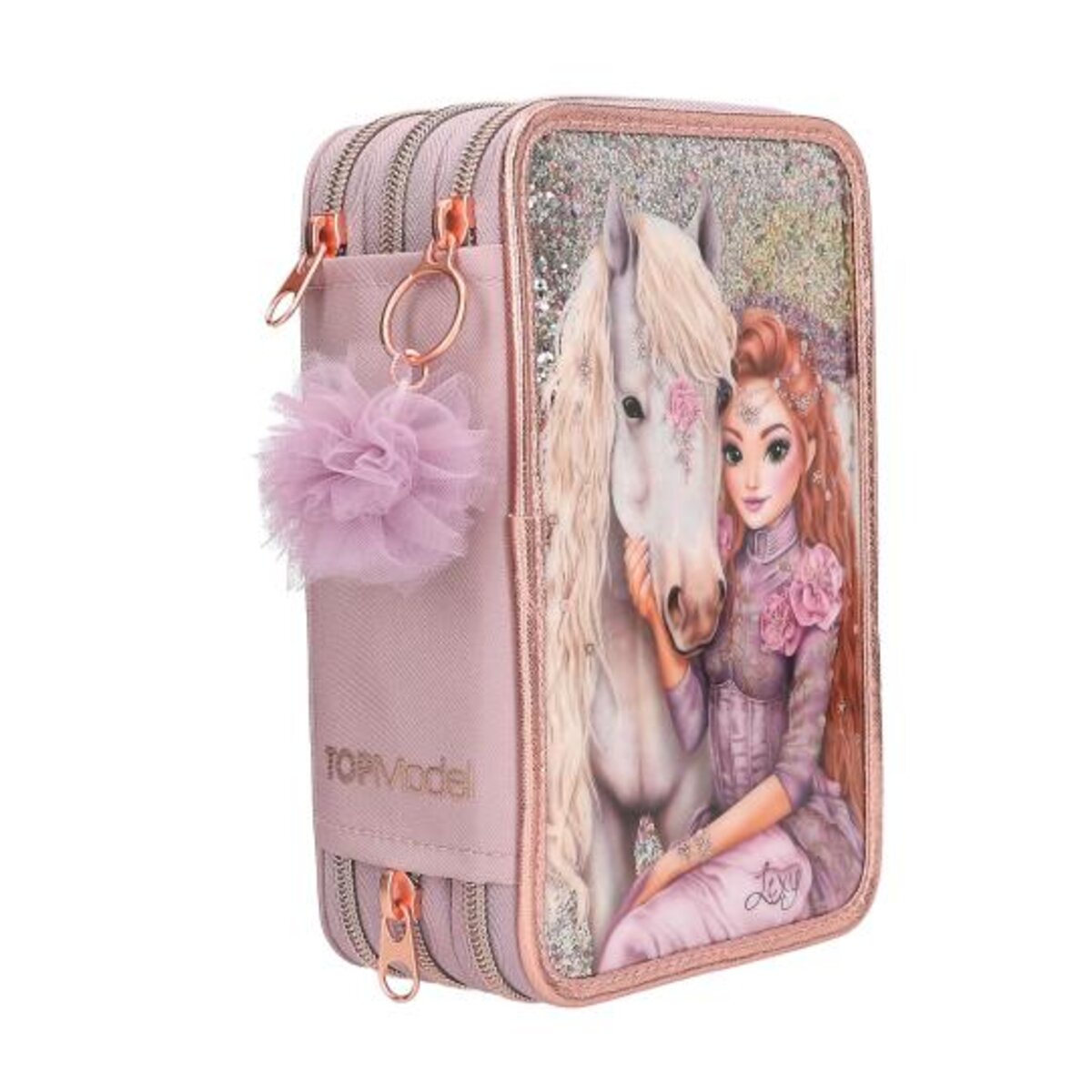 Depesche TOPModel 3-Fach Federtasche VIVA VIOLET