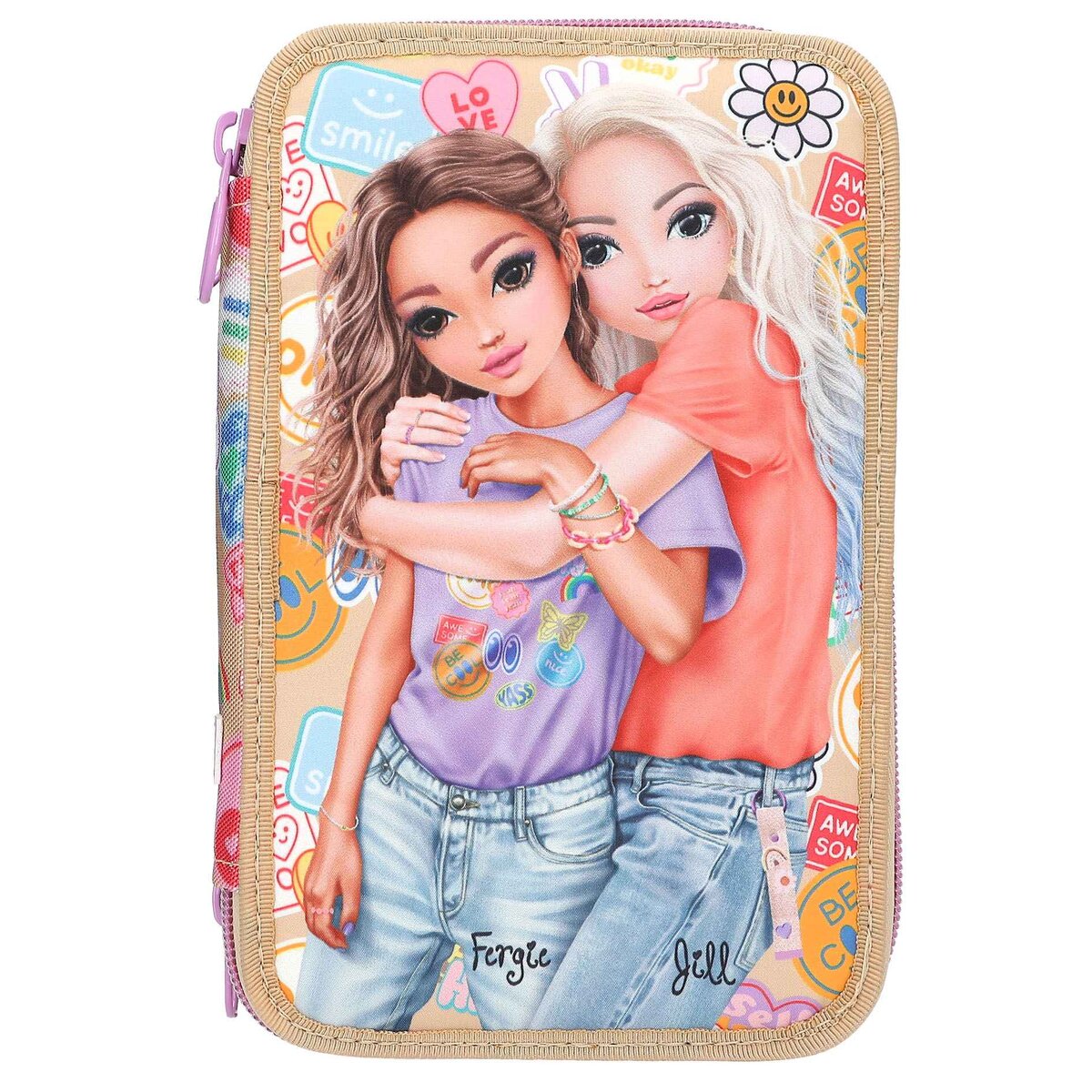 Depesche TOPModel 3fach Federtasche Girl Power