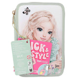 Depesche TOPModel 3fach Federtasche mit Stickerei Summer Feeling