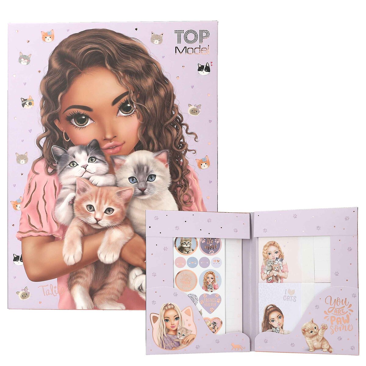 Depesche TOPModel Briefpapier Cat Love