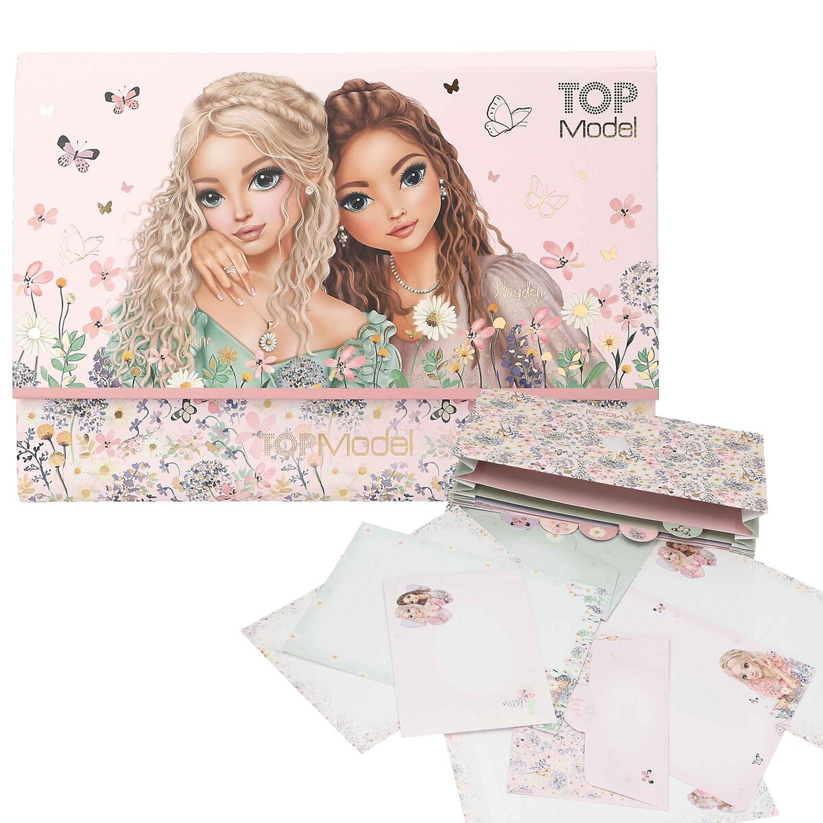 Depesche TOPModel Briefpapier in Fächermappe Summer Feeling