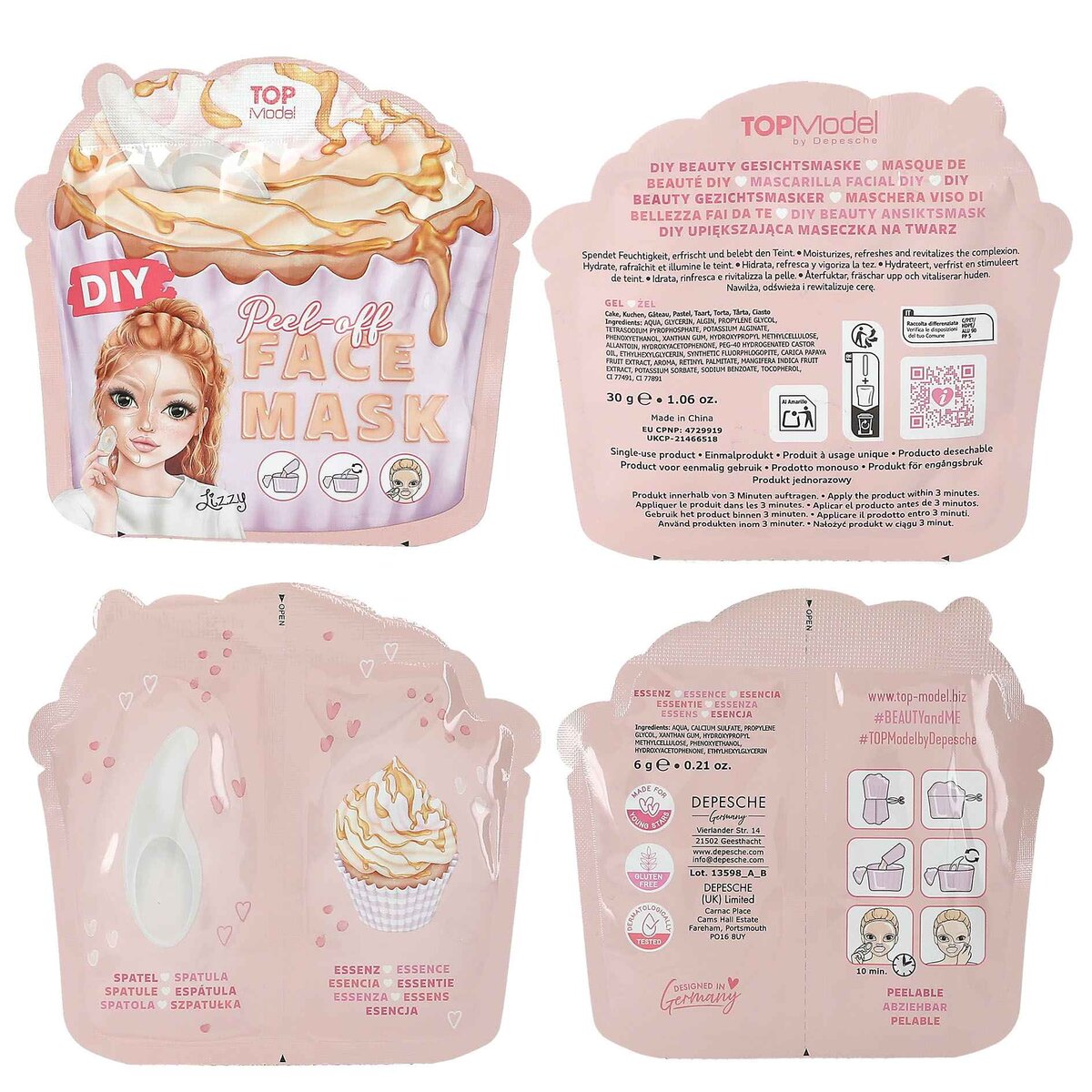 Depesche TOPModel DIY Gesichtsmaske Beauty and Me