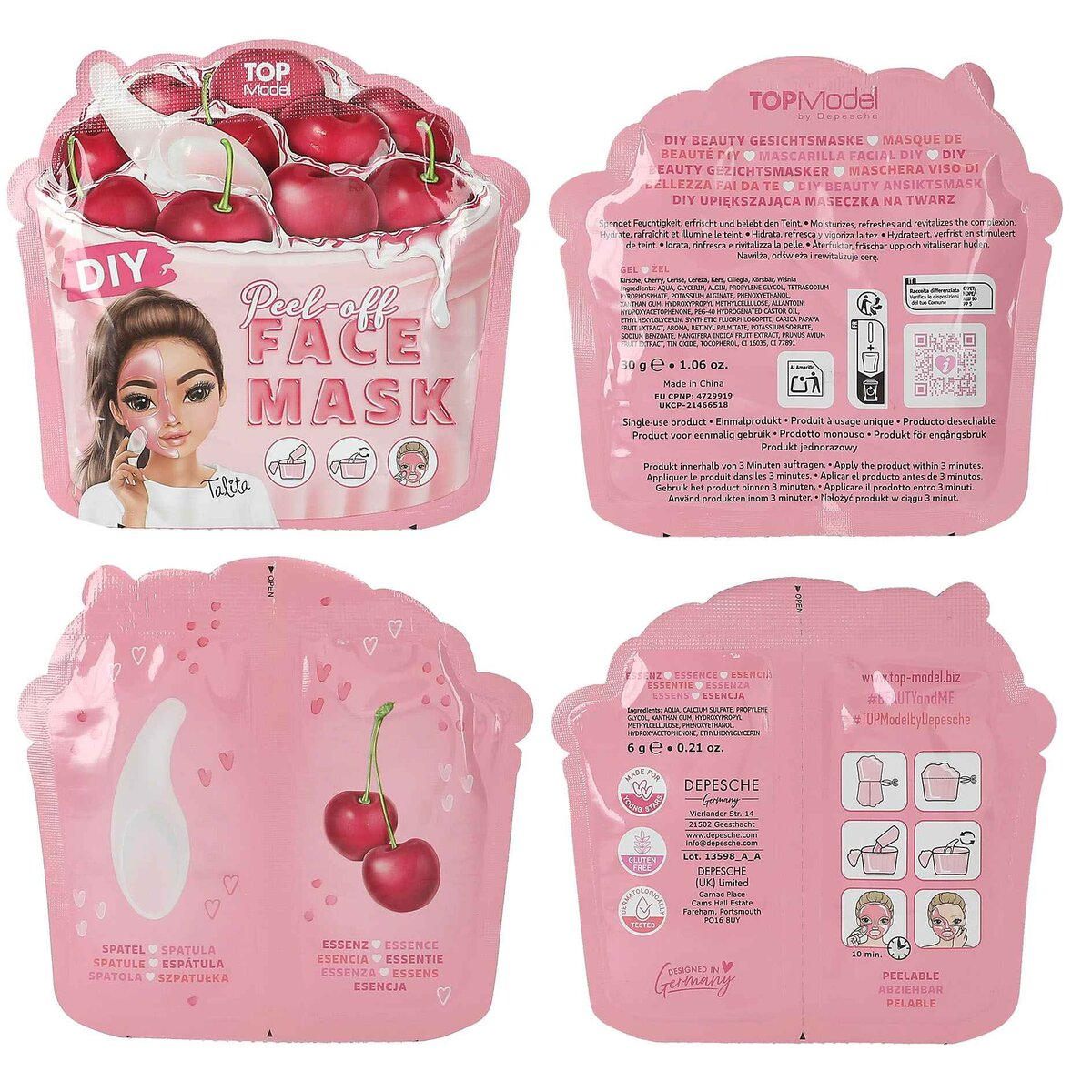 Depesche TOPModel DIY Gesichtsmaske Beauty and Me